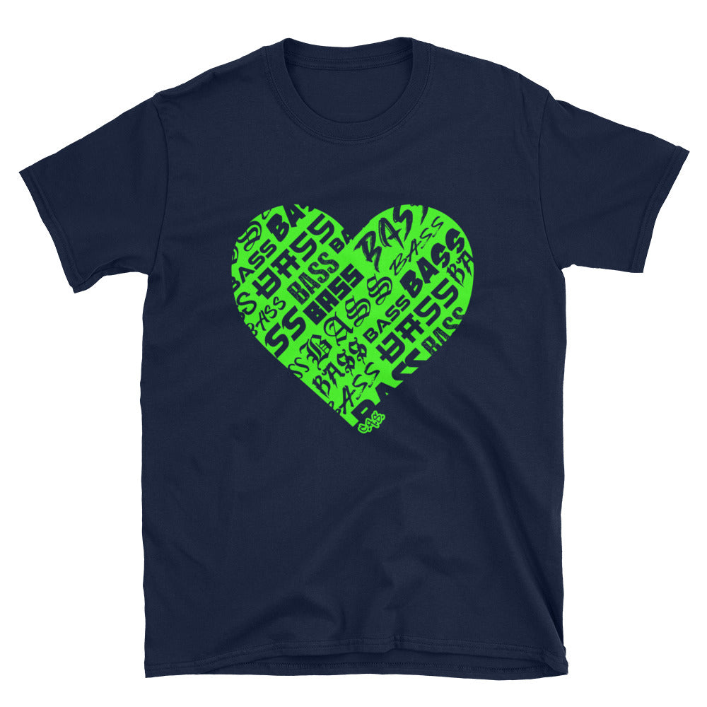 Car Audio Swag Bassheart Tee (Neon Green)