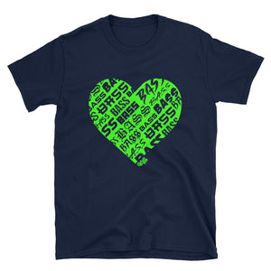 Car Audio Swag Bassheart Tee (Neon Green)