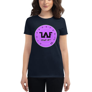 LAF Loud Af Purple Logo Women's short sleeve t-shirt