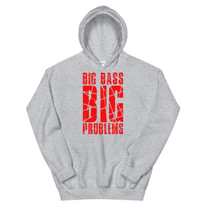 Big Bass Big Problems Hoodie (Red)