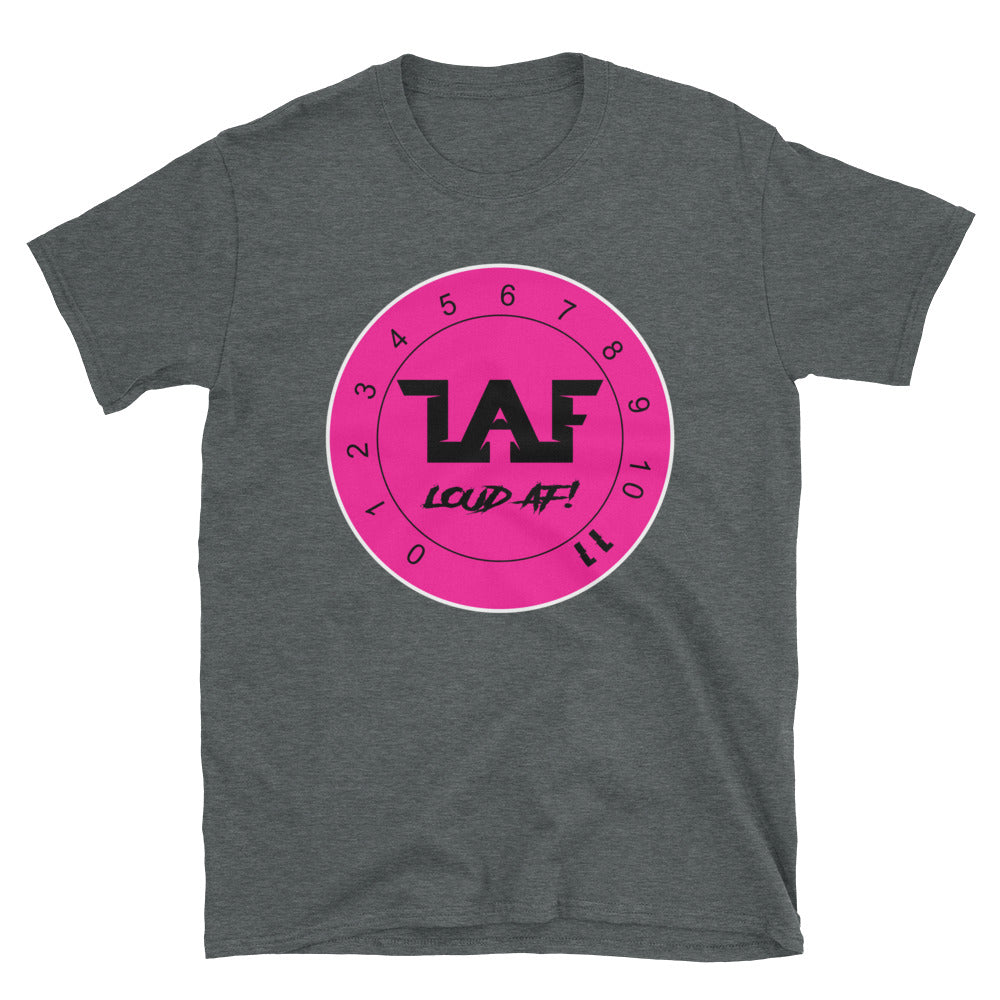 LAF - Lange Audio Fabrication Loud AF Pink Logo T-Shirt