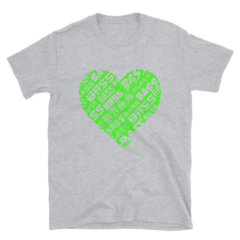 Car Audio Swag Bassheart Tee (Neon Green)