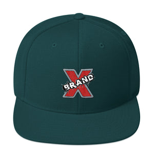 BRAND X Snapback Flat Bill Hat
