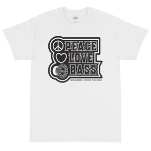 DD Audio - Peace Love Bass T-Shirt (4x-5x)