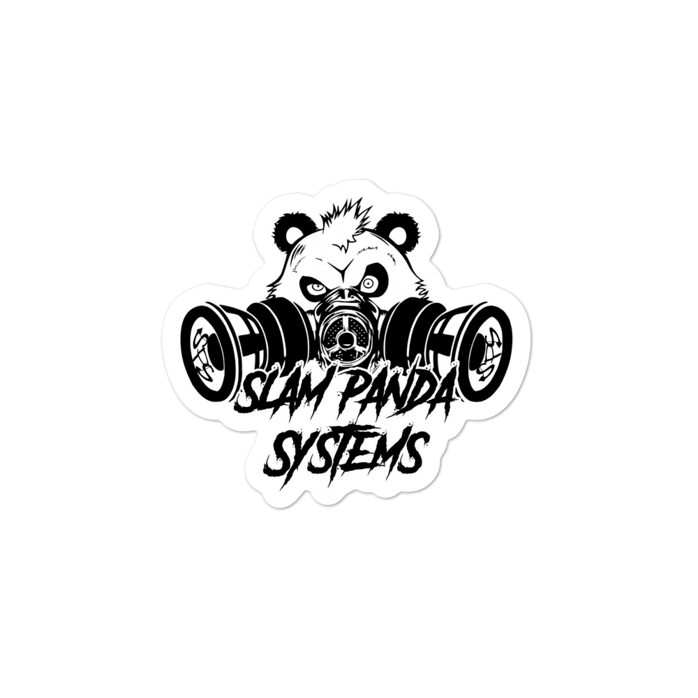 Slam Panda Systems - Angry Panda Die Cut Decals