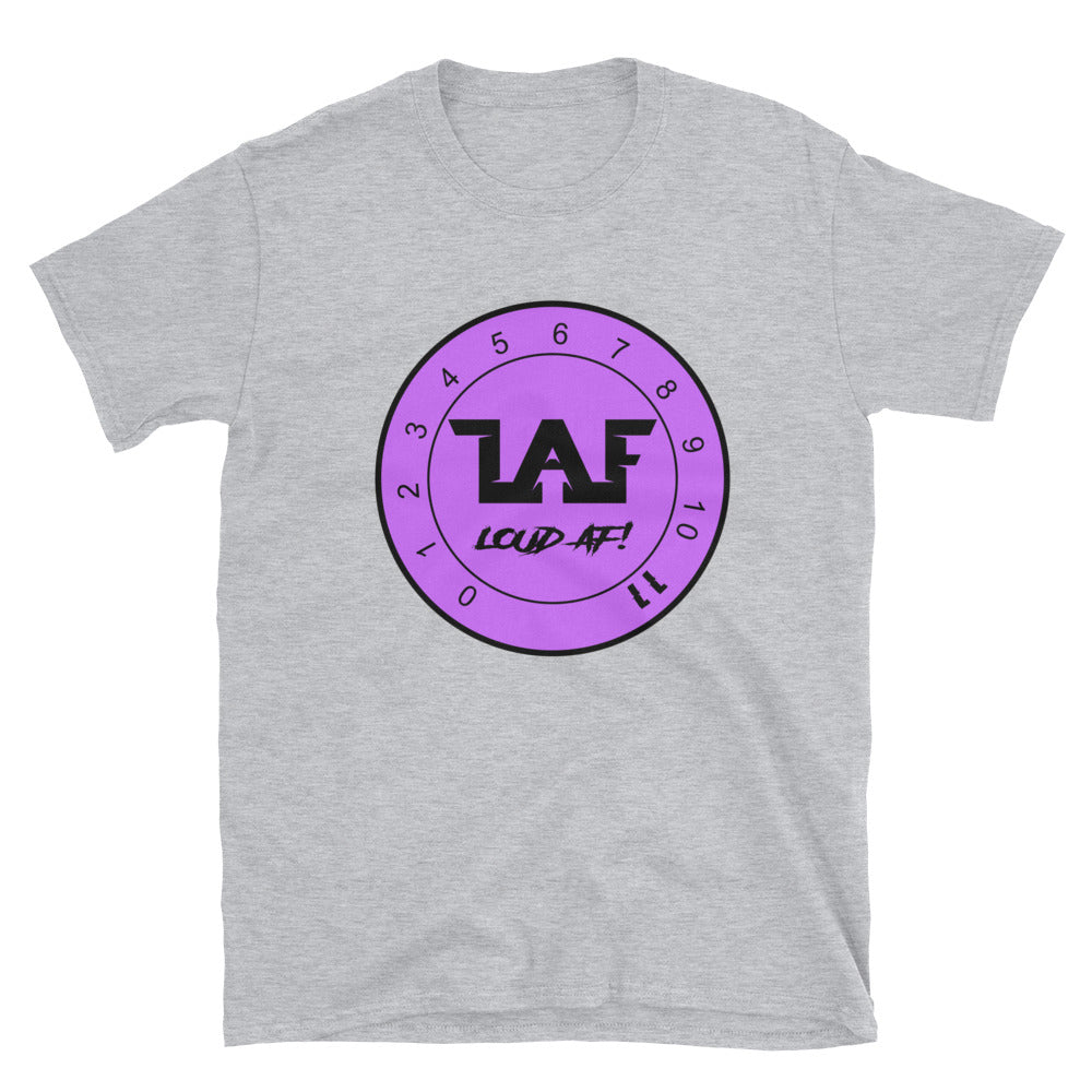 LAF - Lange Audio Fabrication Loud AF Purple Logo T-Shirt