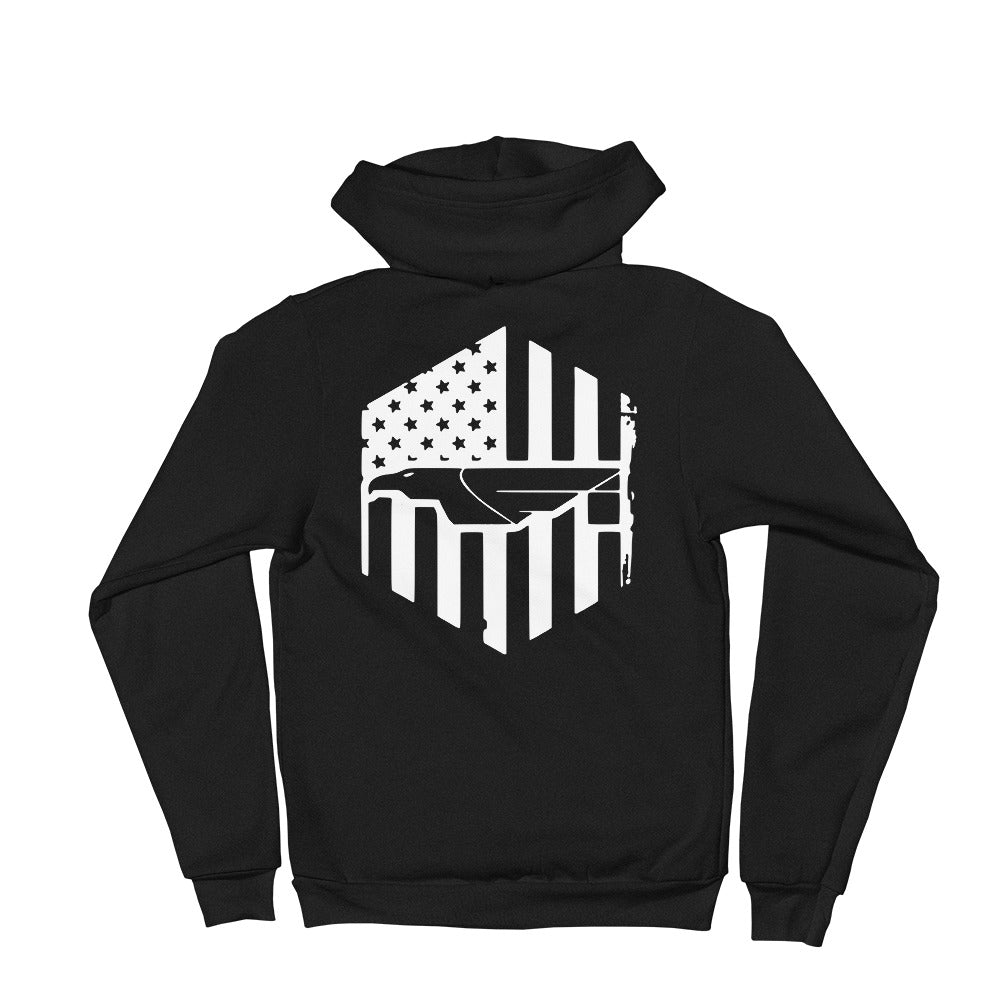 Fi Flag Full Zip Hoodie sweater