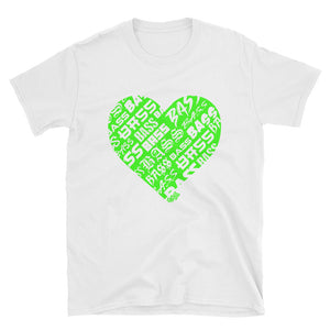 Car Audio Swag Bassheart Tee (Neon Green)