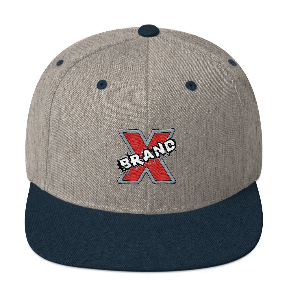 BRAND X Snapback Flat Bill Hat
