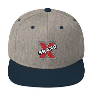 BRAND X Snapback Flat Bill Hat