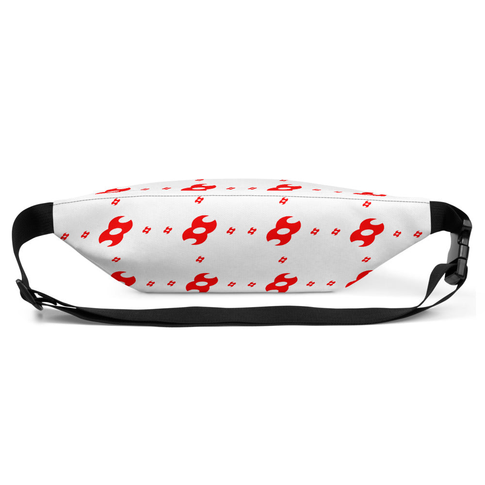 Second Skin Fanny Pack (White/Red)