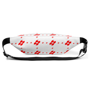 Second Skin Fanny Pack (White/Red)