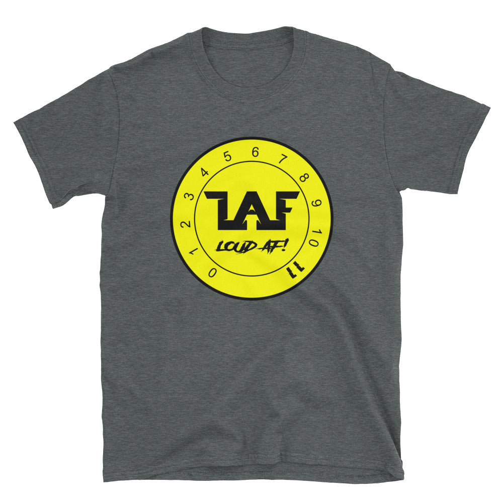 LAF - Lange Audio Fabrication Loud AF Yellow Logo T-Shirt