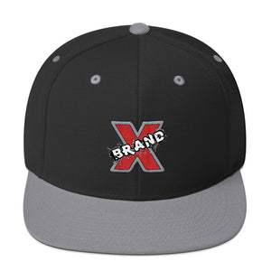 BRAND X Snapback Flat Bill Hat