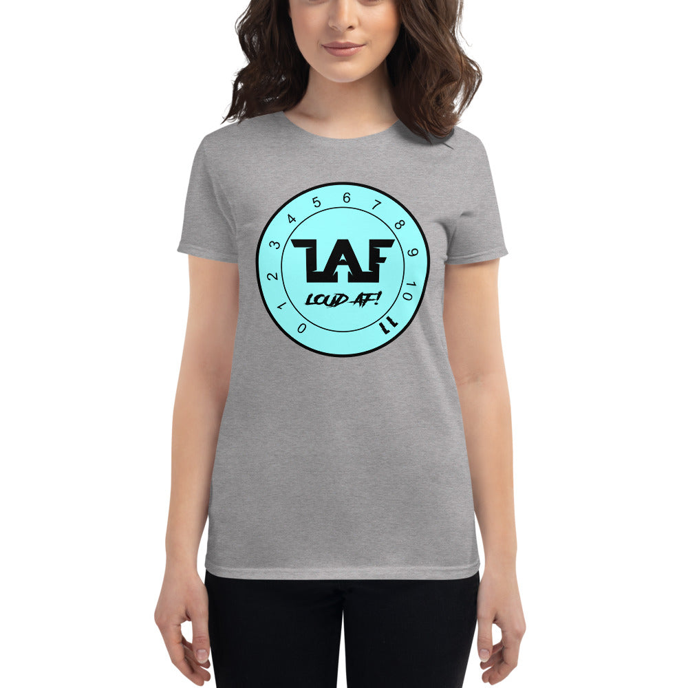 LAF Loud Af Tiffany Logo Women's short sleeve t-shirt
