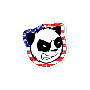 Merica Angry Panda Die Cut Decals