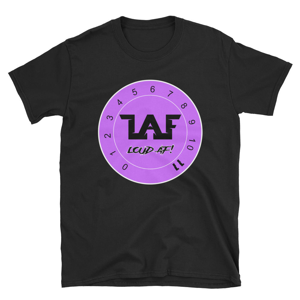 LAF - Lange Audio Fabrication Loud AF Purple Logo T-Shirt