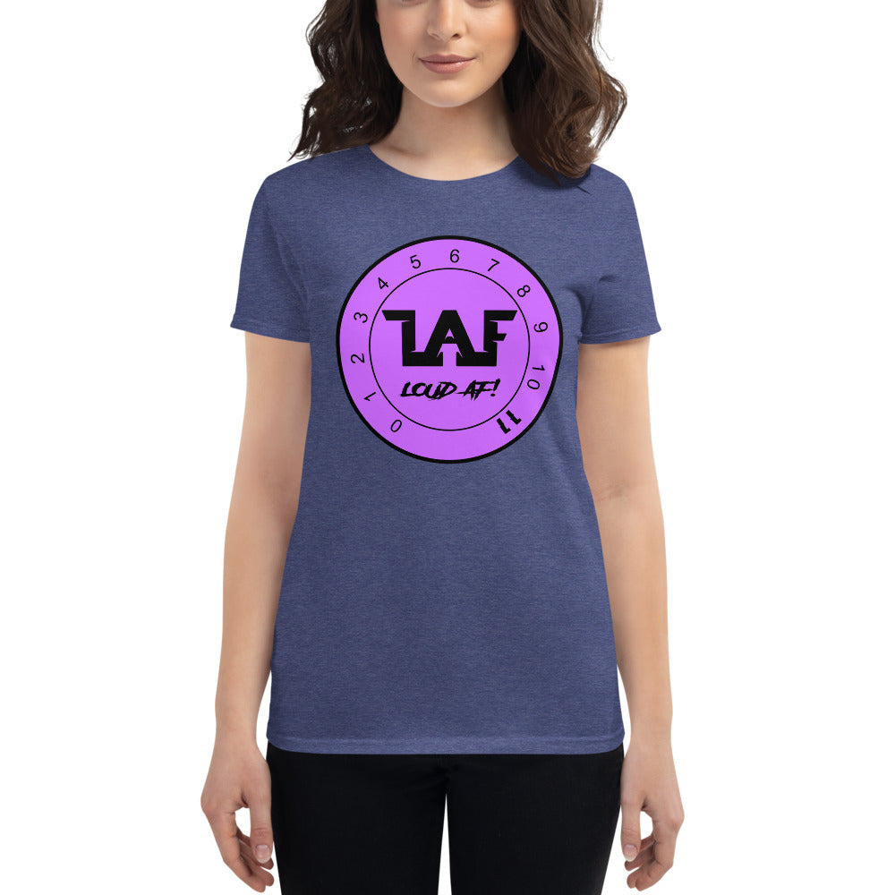 LAF Loud Af Purple Logo Women's short sleeve t-shirt