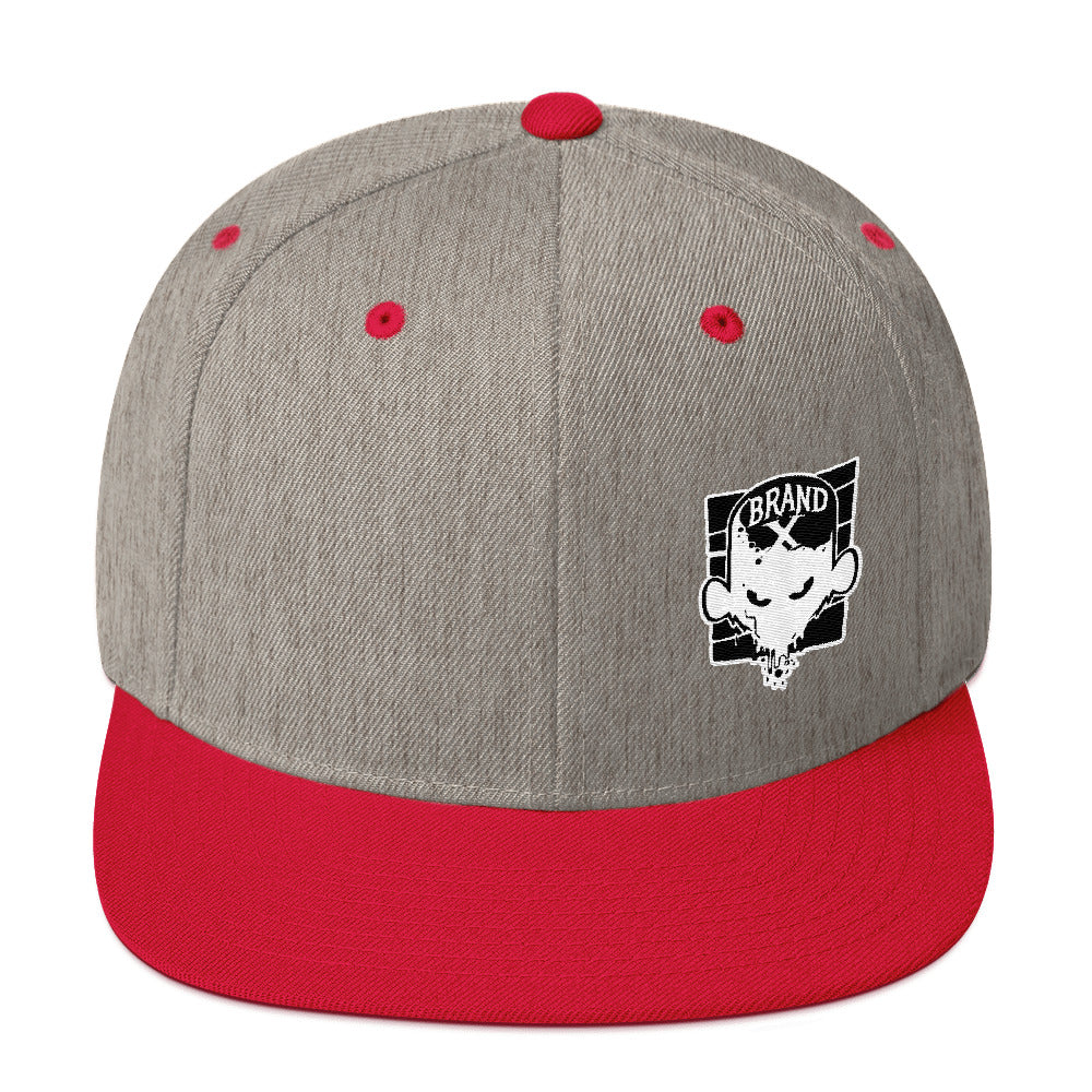 Brand X Face Snapback Hat