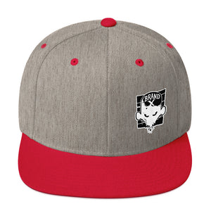Brand X Face Snapback Hat