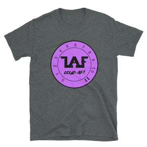 LAF - Lange Audio Fabrication Loud AF Purple Logo T-Shirt
