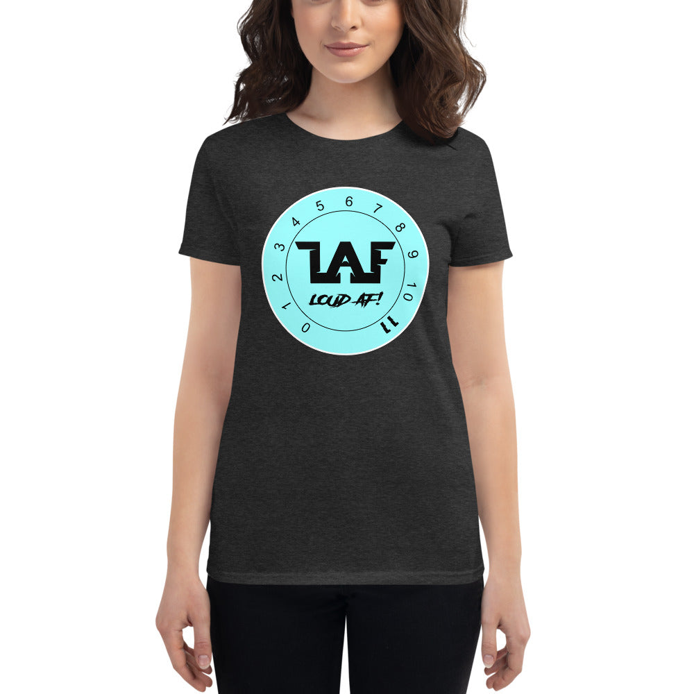 LAF Loud Af Tiffany Logo Women's short sleeve t-shirt