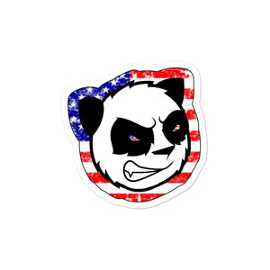 Merica Angry Panda Die Cut Decals (MERICA EYES)