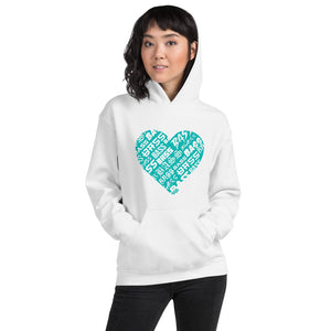 Bassheart Unisex Hoodie (Mint)