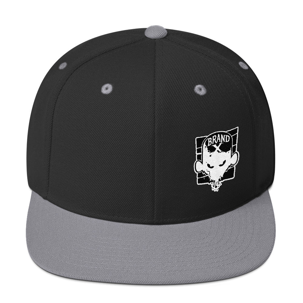 Brand X Face Snapback Hat