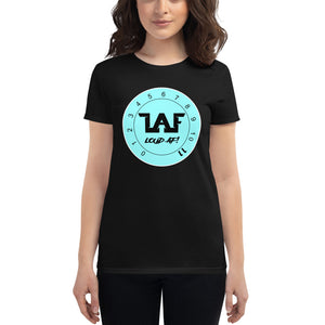 LAF Loud Af Tiffany Logo Women's short sleeve t-shirt