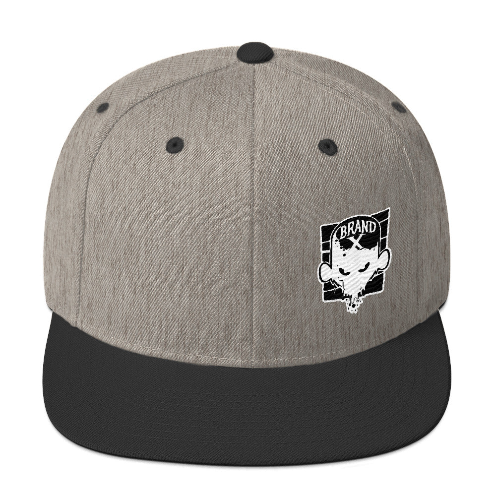 Brand X Face Snapback Hat
