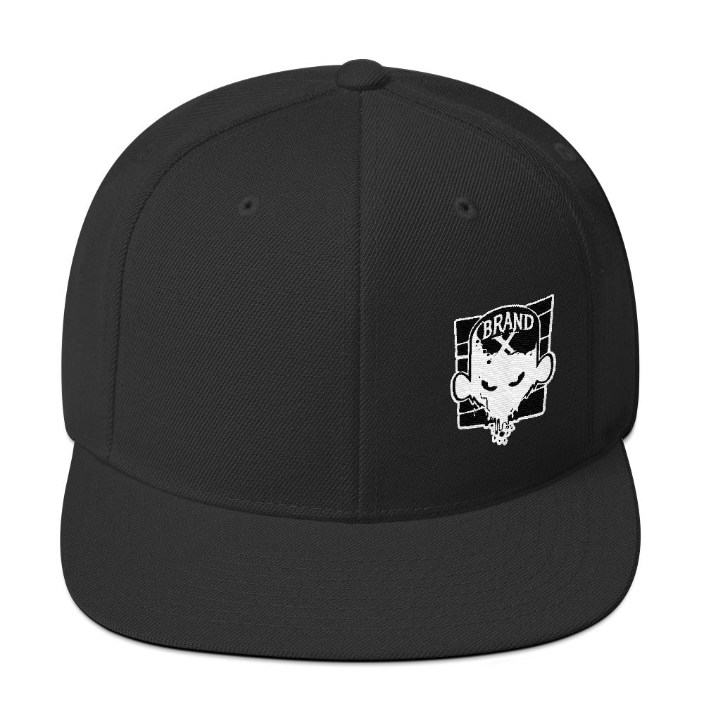 Brand X Face Snapback Hat
