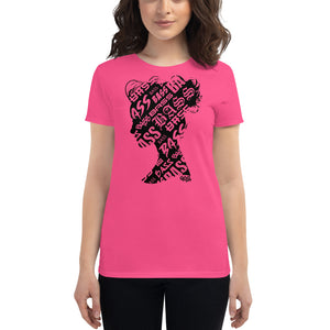 Bass Head Girl Ladies Cut Tee