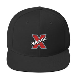 BRAND X Snapback Flat Bill Hat