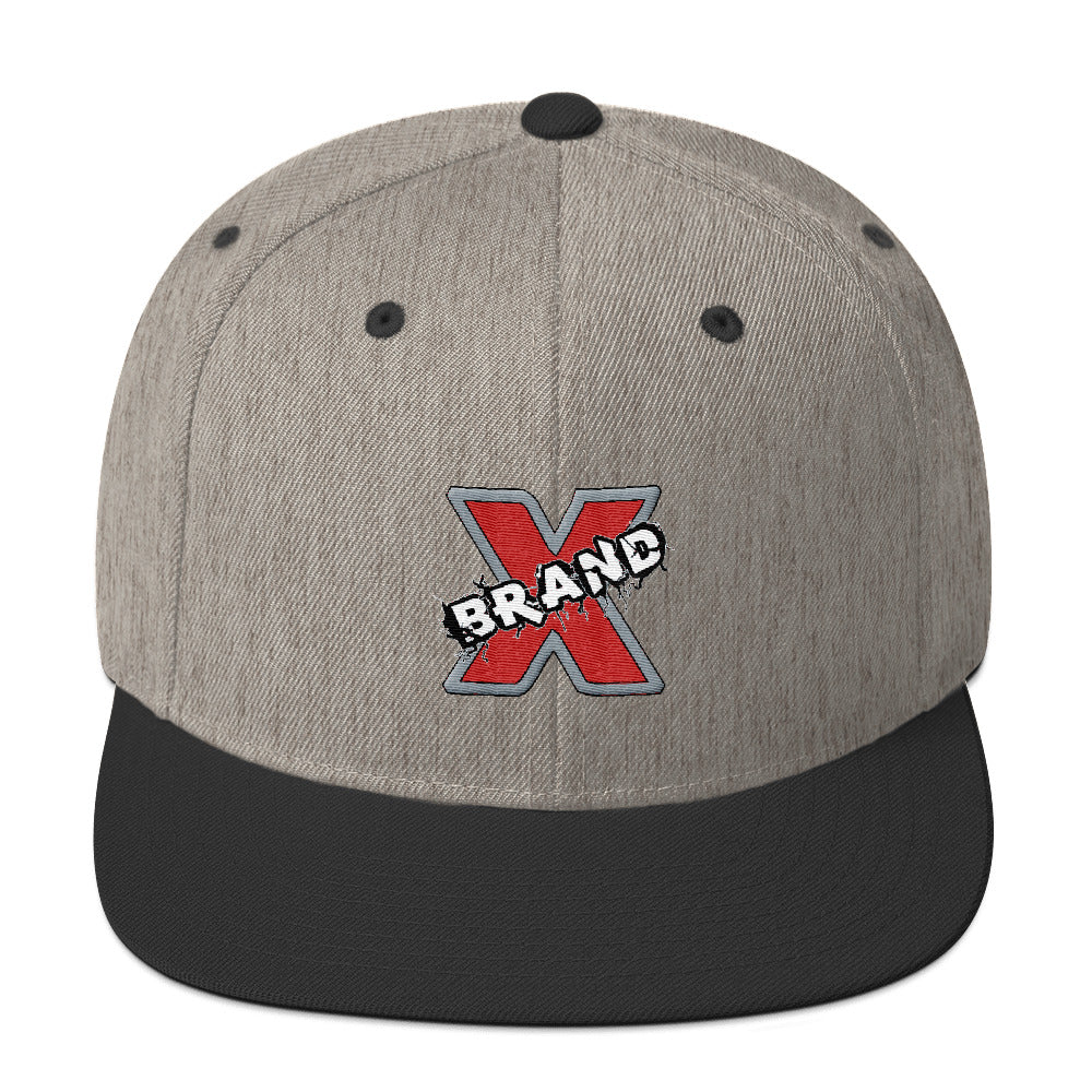 BRAND X Snapback Flat Bill Hat