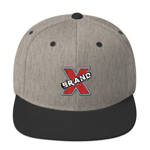 BRAND X Snapback Flat Bill Hat