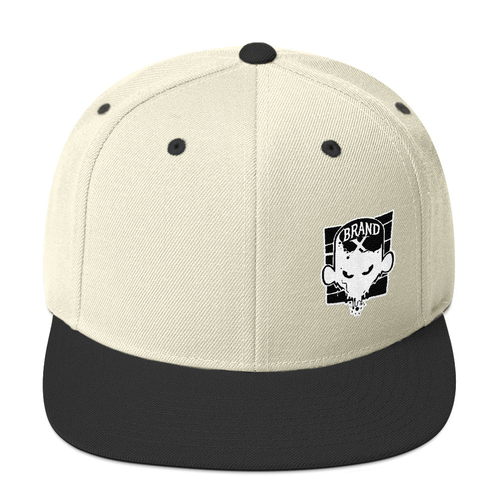 Brand X Face Snapback Hat