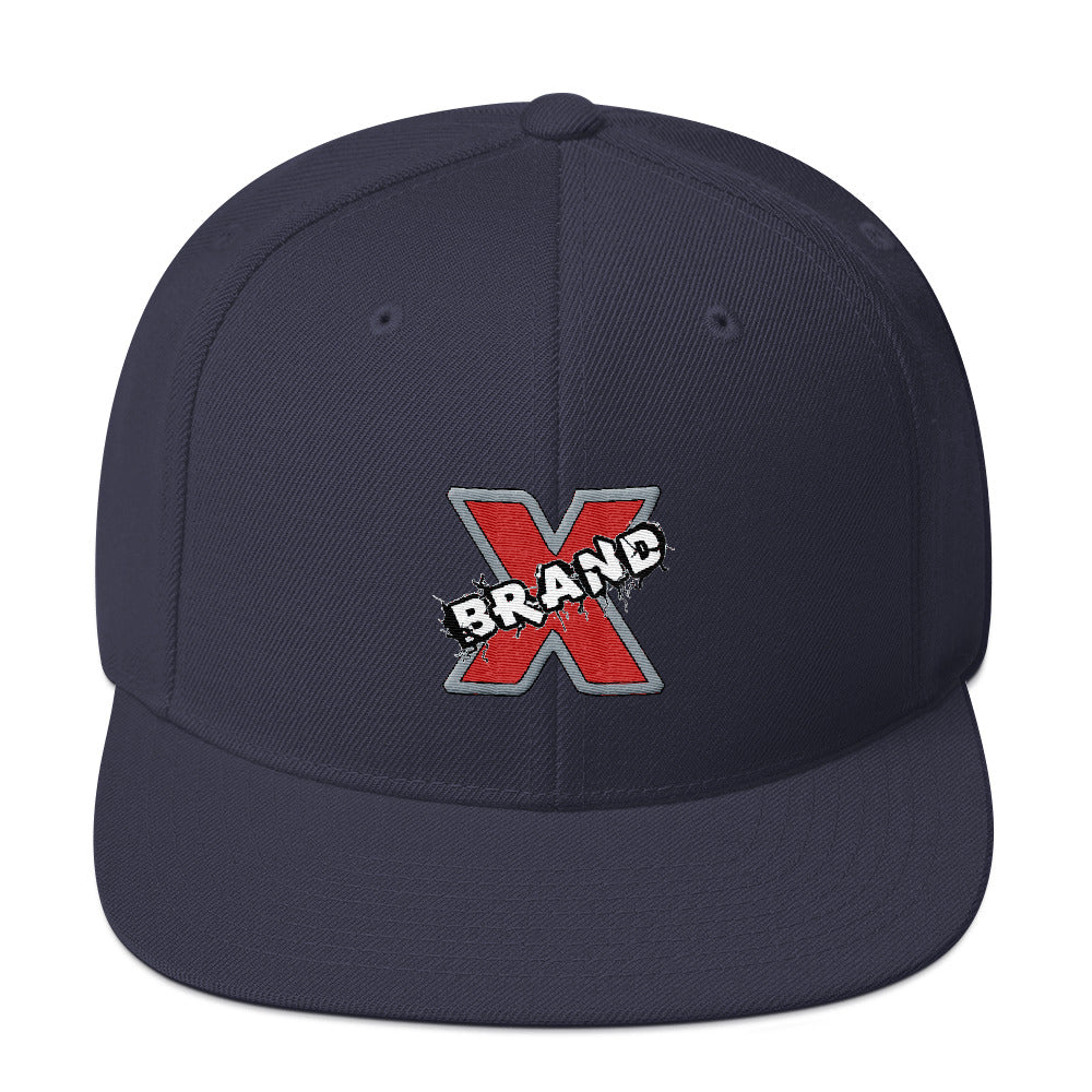 BRAND X Snapback Flat Bill Hat