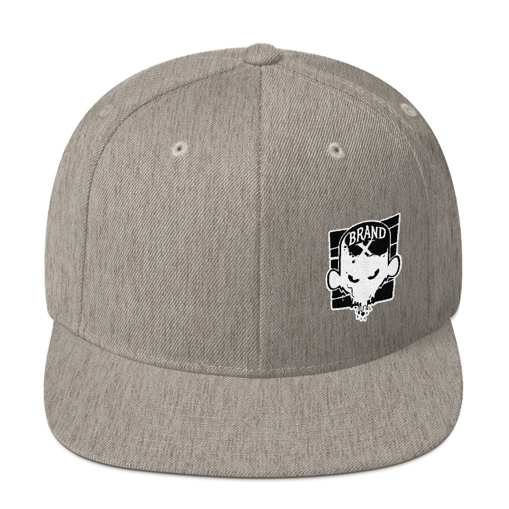 Brand X Face Snapback Hat