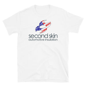 Second Skin America Short-Sleeve Unisex T-Shirt (Weathered Logo)