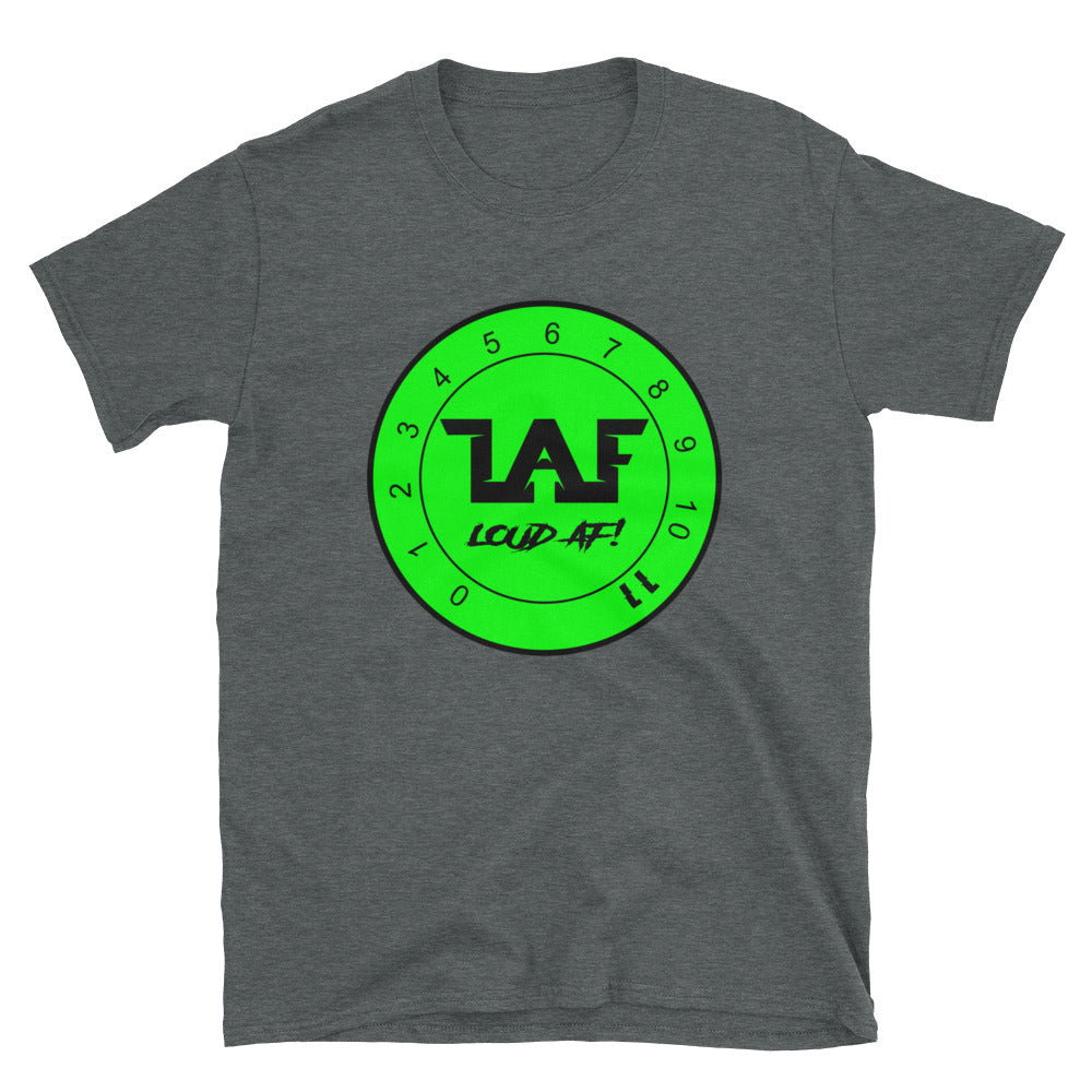LAF - Lange Audio Fabrication Loud AF Neon Green Logo T-Shirt