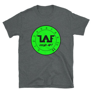 LAF - Lange Audio Fabrication Loud AF Neon Green Logo T-Shirt
