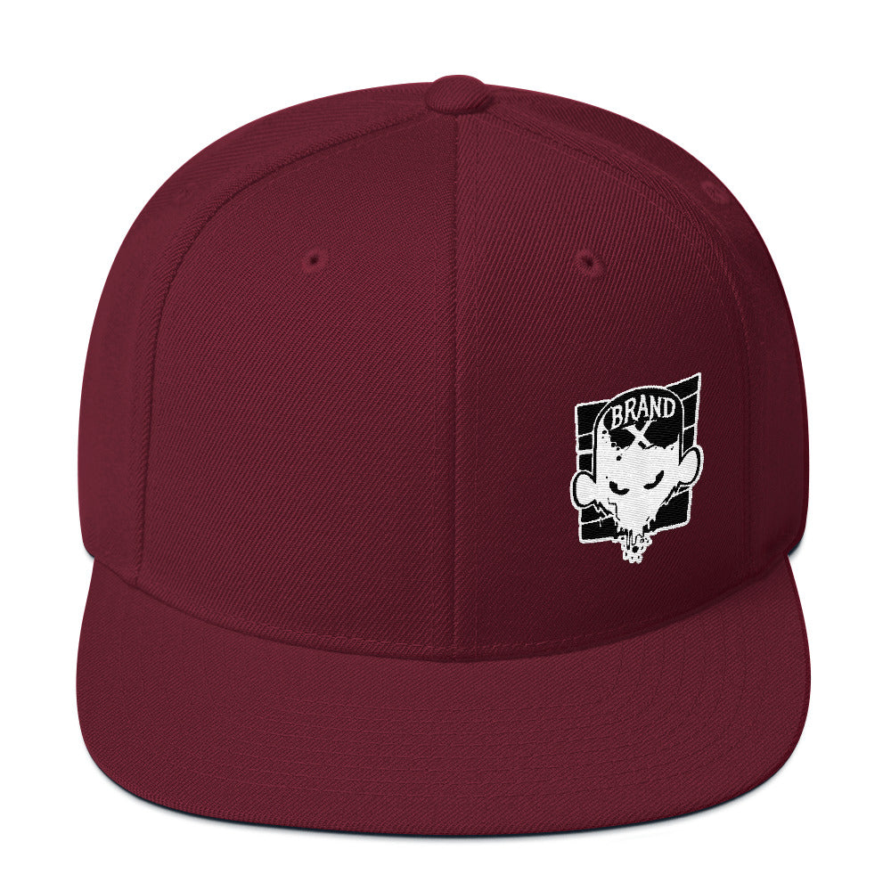 Brand X Face Snapback Hat