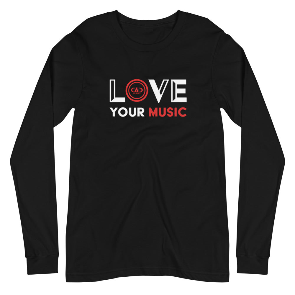 DD Audio Love Your Music Unisex Long Sleeve Tee