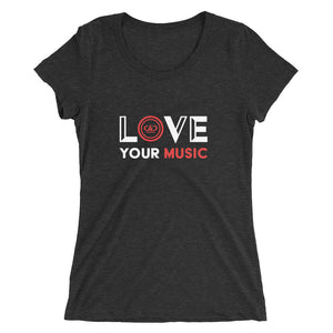 DD Audio Love Your Music Ladies' short sleeve t-shirt