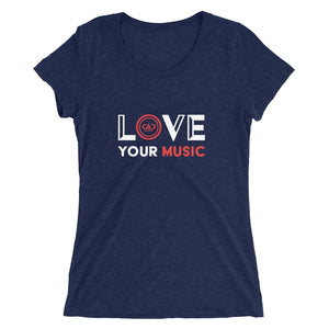 DD Audio Love Your Music Ladies' short sleeve t-shirt